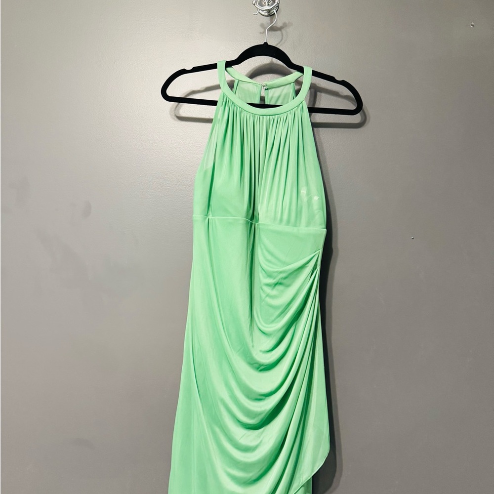 Mint Green Halter Dress
